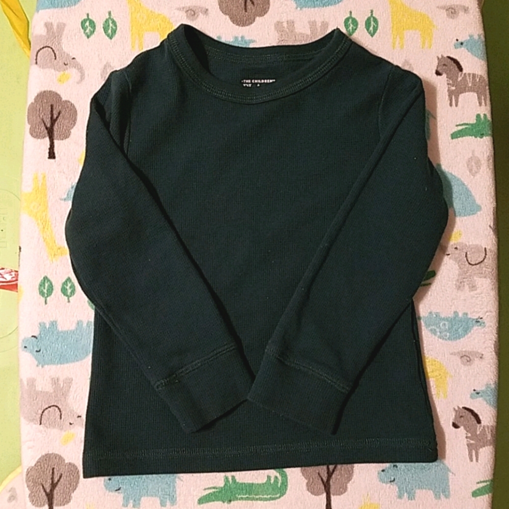 Children's place green long sleeve Thermo